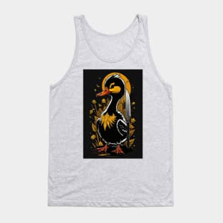 Black Goose with a knife Tank Top